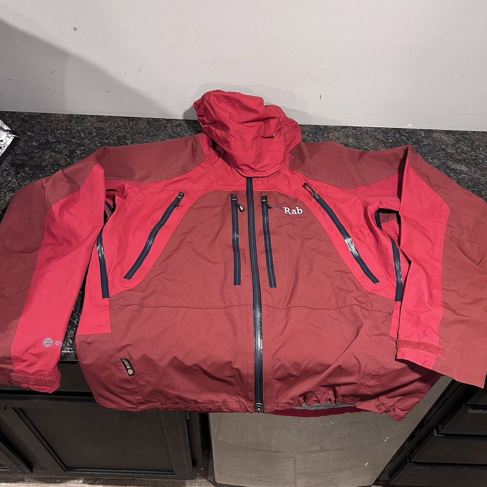 Rab Extreme Latok Event Waterproof Men's Jacket Red Hiking Two Tone